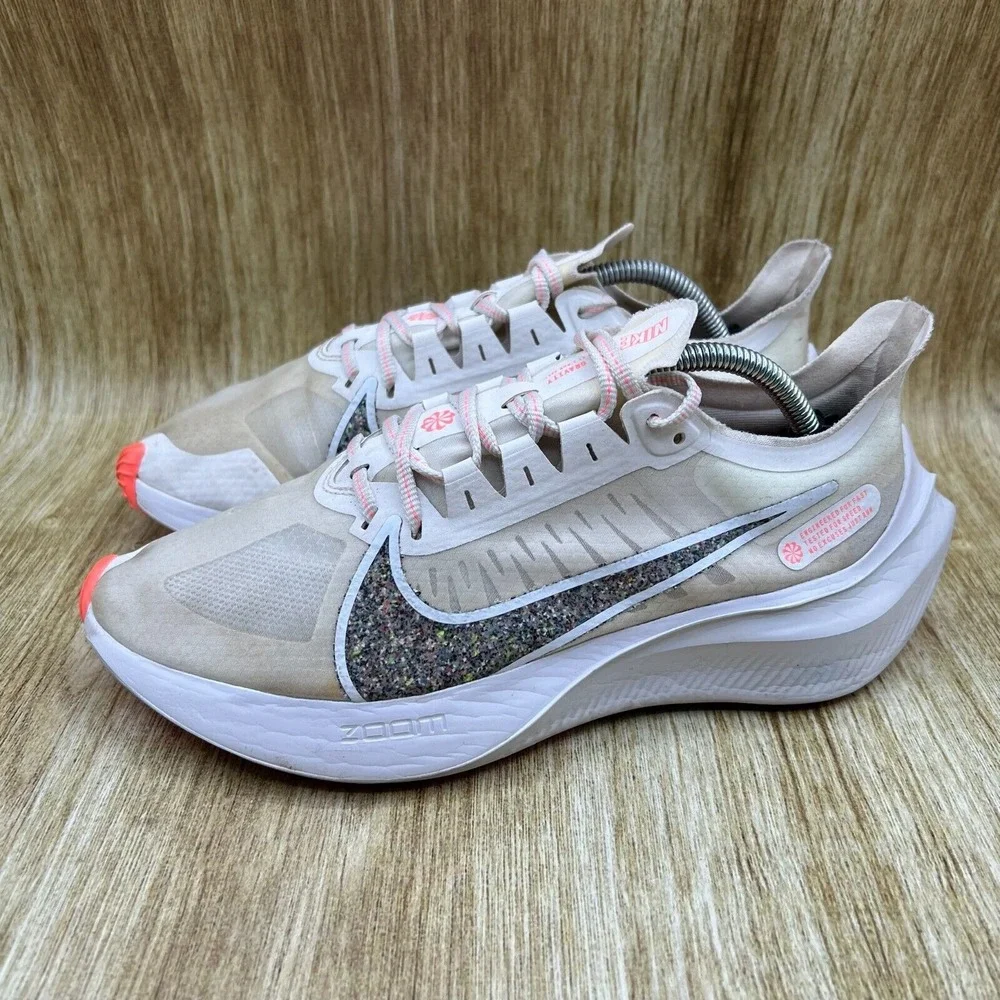 Nike Zoom Gravity Women's‎ Size 8.5 Summit White Sneakers Shoes BQ3203-101